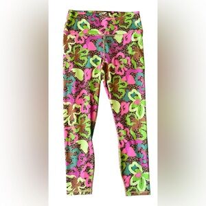 Fabletics Define PowerHold® High-Waisted 7/8
Legging Tropical Oasis Size Medium